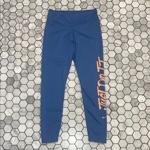 Nike Blue DRI-FIT Just Do It Leggings Size M